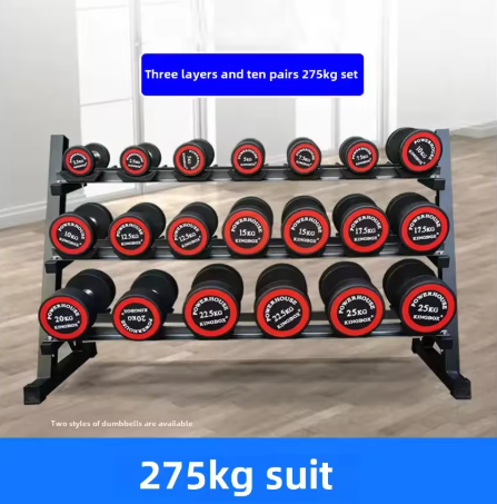Adjustable Weight Dumbbell Set Hexagonal Fitness Training Combination Barbell Rack Sport Entertainment Weightlifting Stand