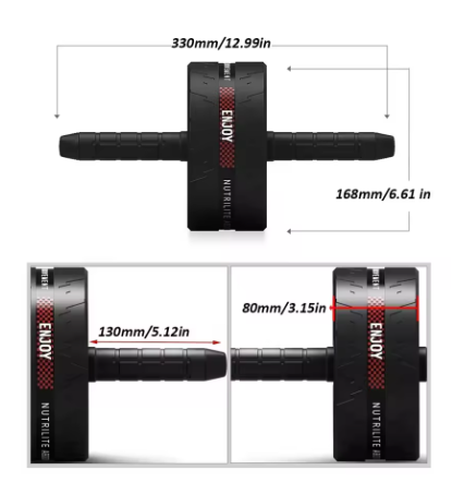 Profissional Ab Roller Roda Kits Set, Exercício do Núcleo Abdominal, Equipamentos de Fitness, Treinador De Músculo Em Casa, Treinamento De Treino Abdominal